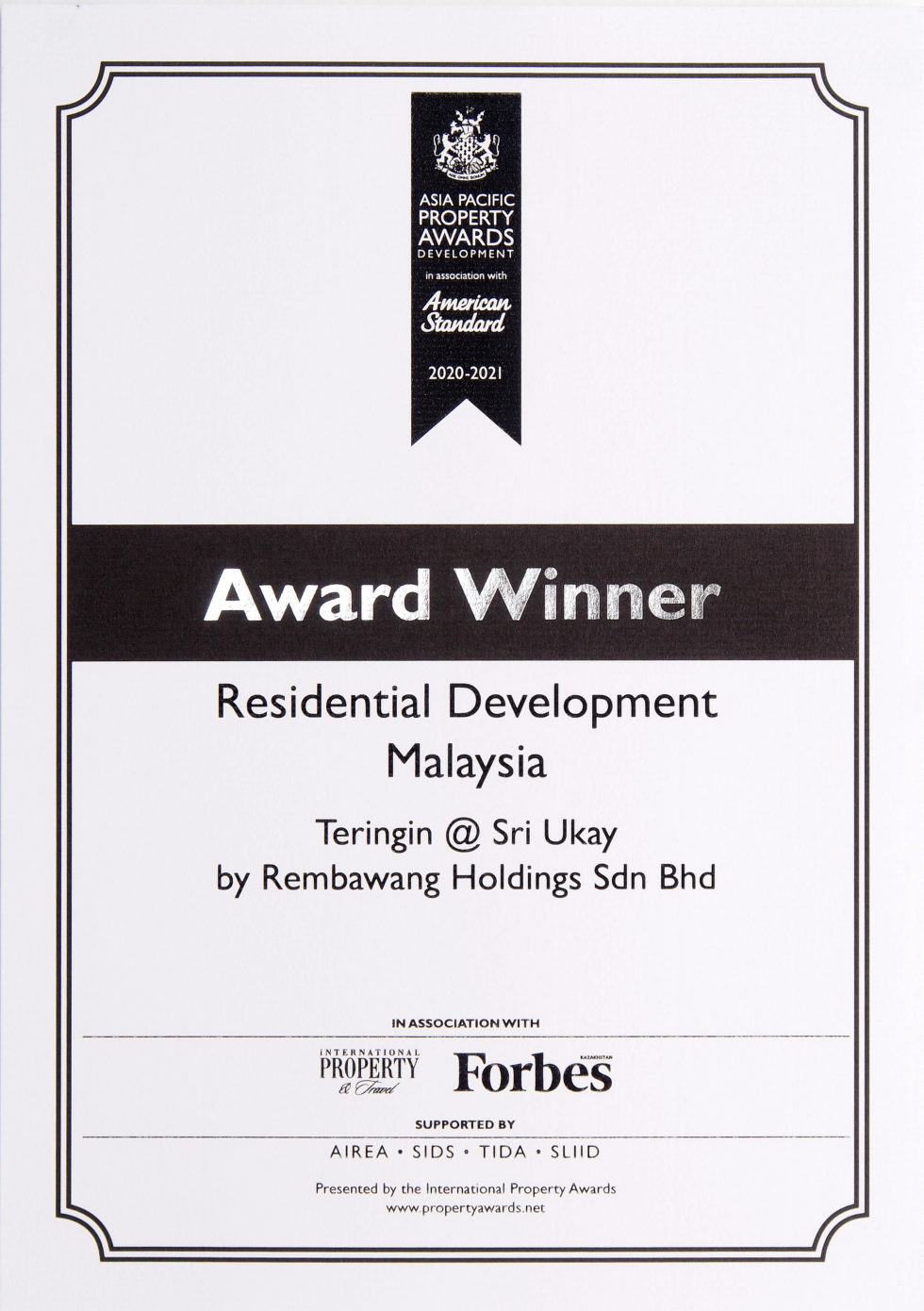 Asia Pacific Property Awards 2020 Red Carpet Presentation